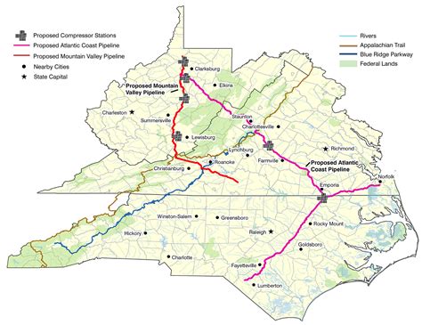 The proposed Atlantic Coast Pipeline