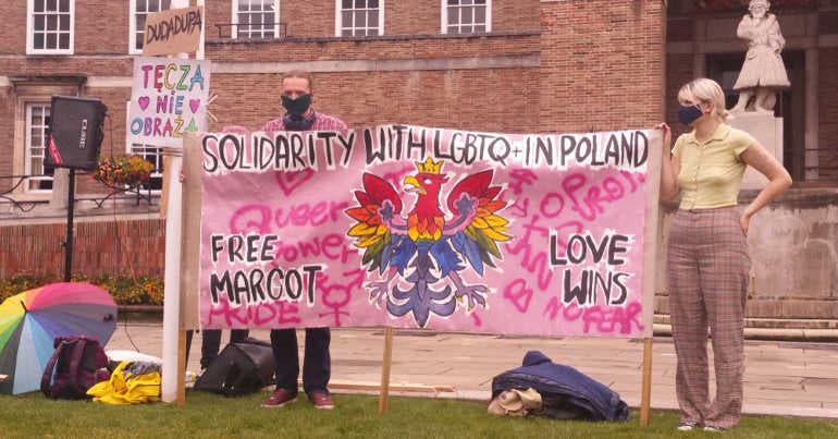 LGBTQI protest in Bristol