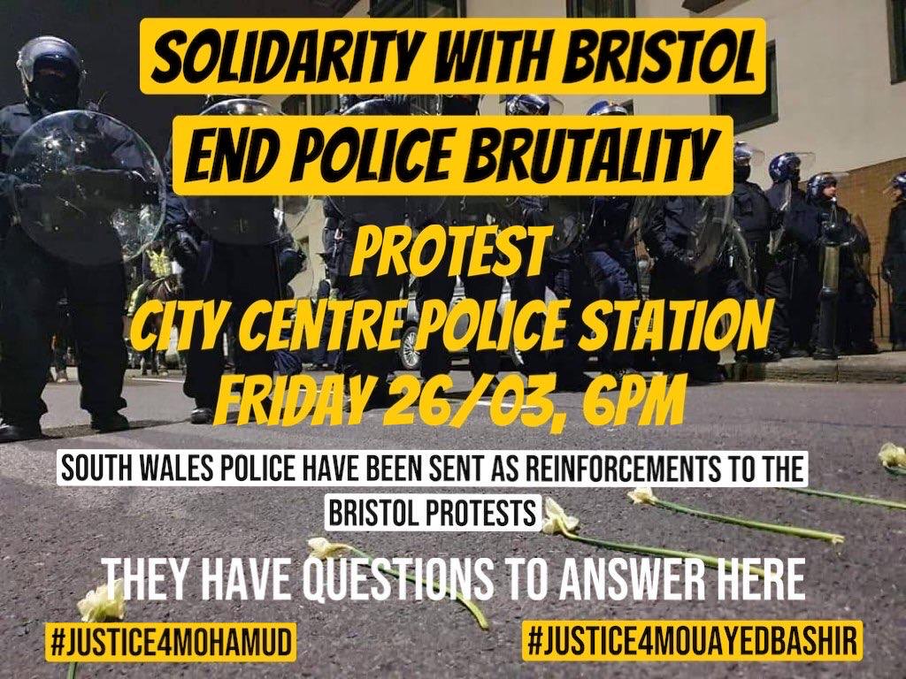 Cardiff protest 26 March