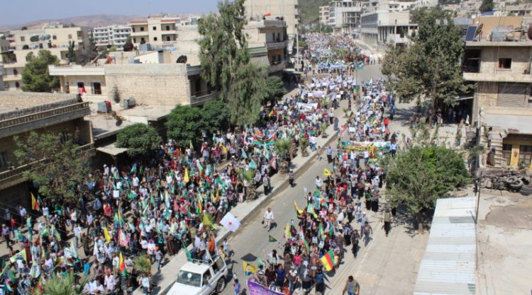 A demonstration in Afrin